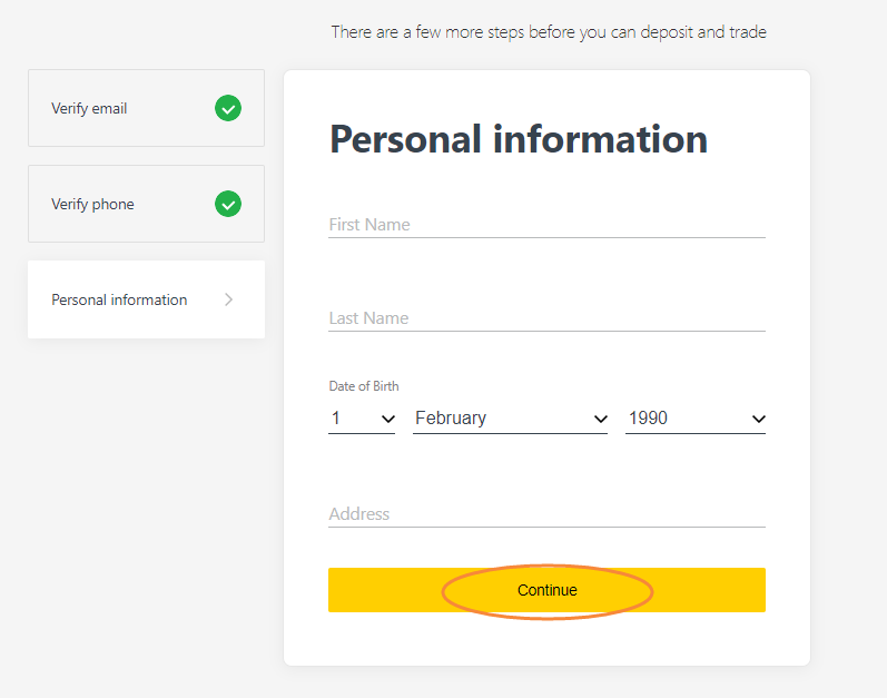 How to open an EXNESS real account