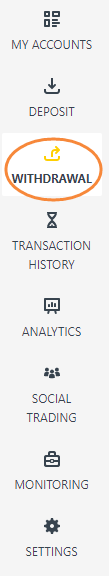 How to withdraw from EXNESS