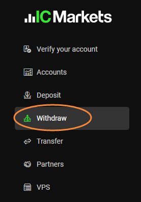 How to withdraw funds from IC Markets account