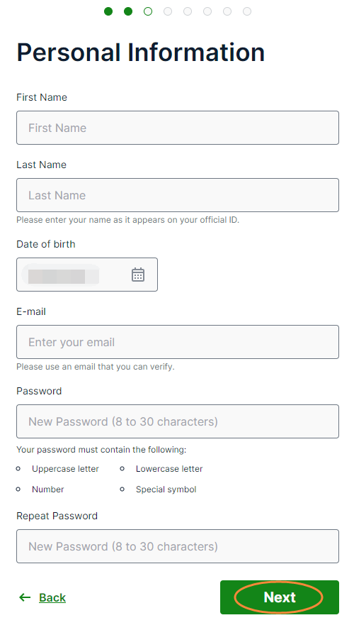 How to open a ThinkForex live account
