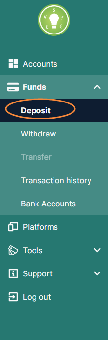 How to deposit funds into ThinkForex account